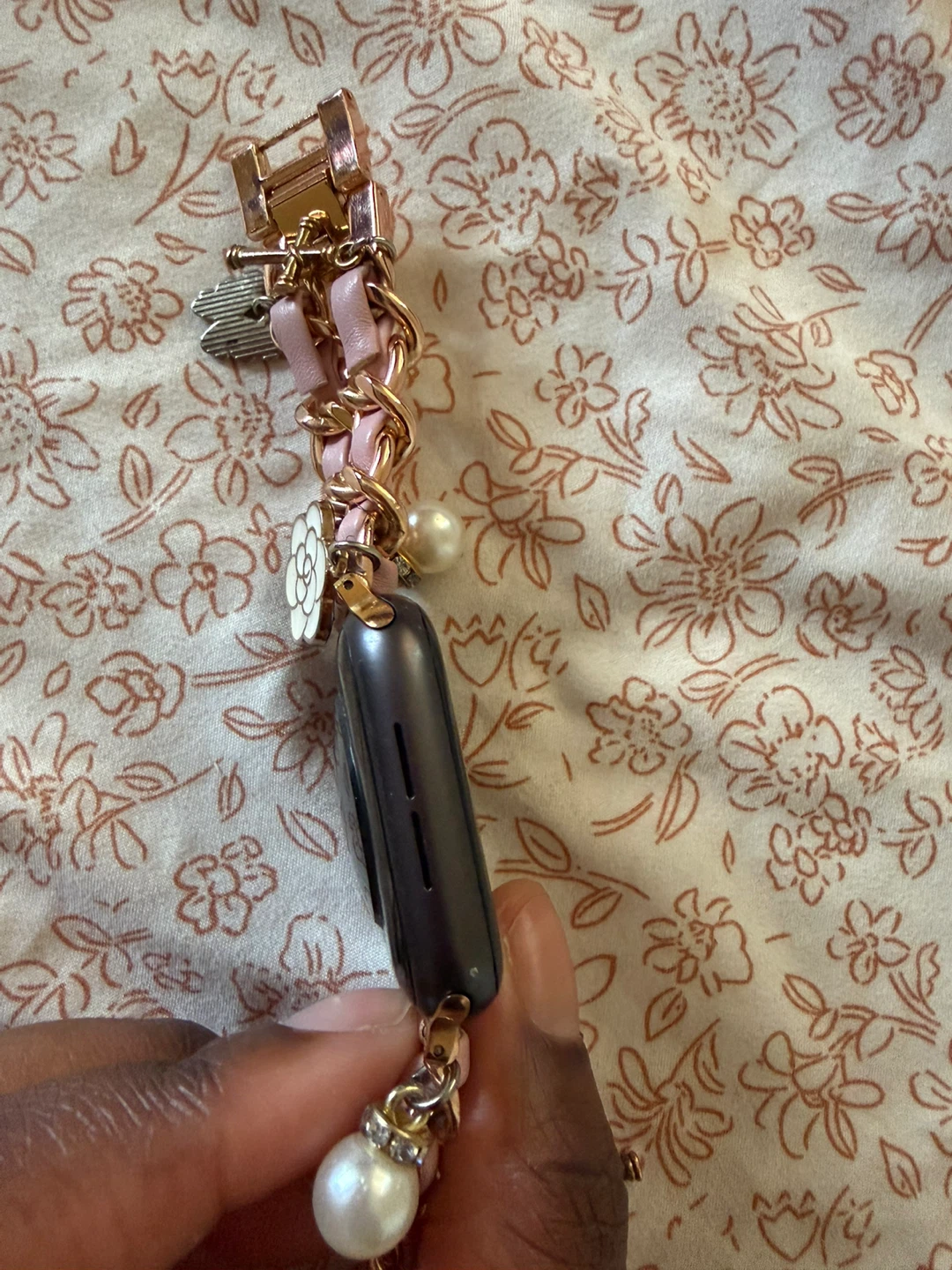 Apple Watch Band with Charms - Rose Gold Chain - photo 2