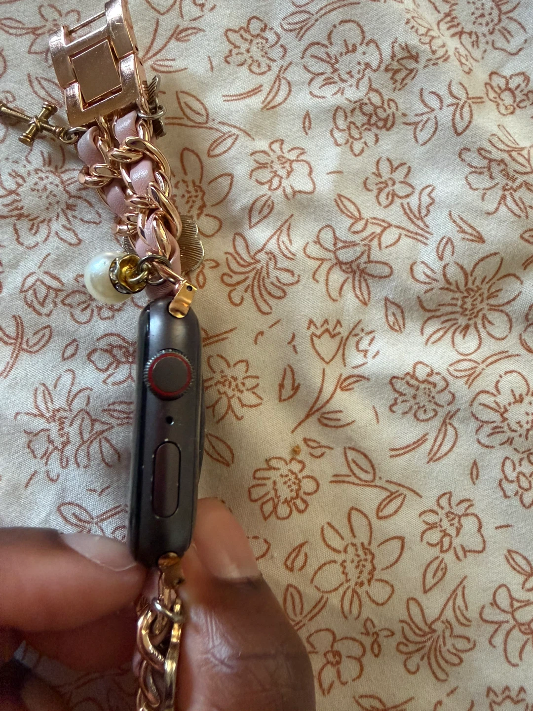 Apple Watch Band with Charms - Rose Gold Chain - photo 3