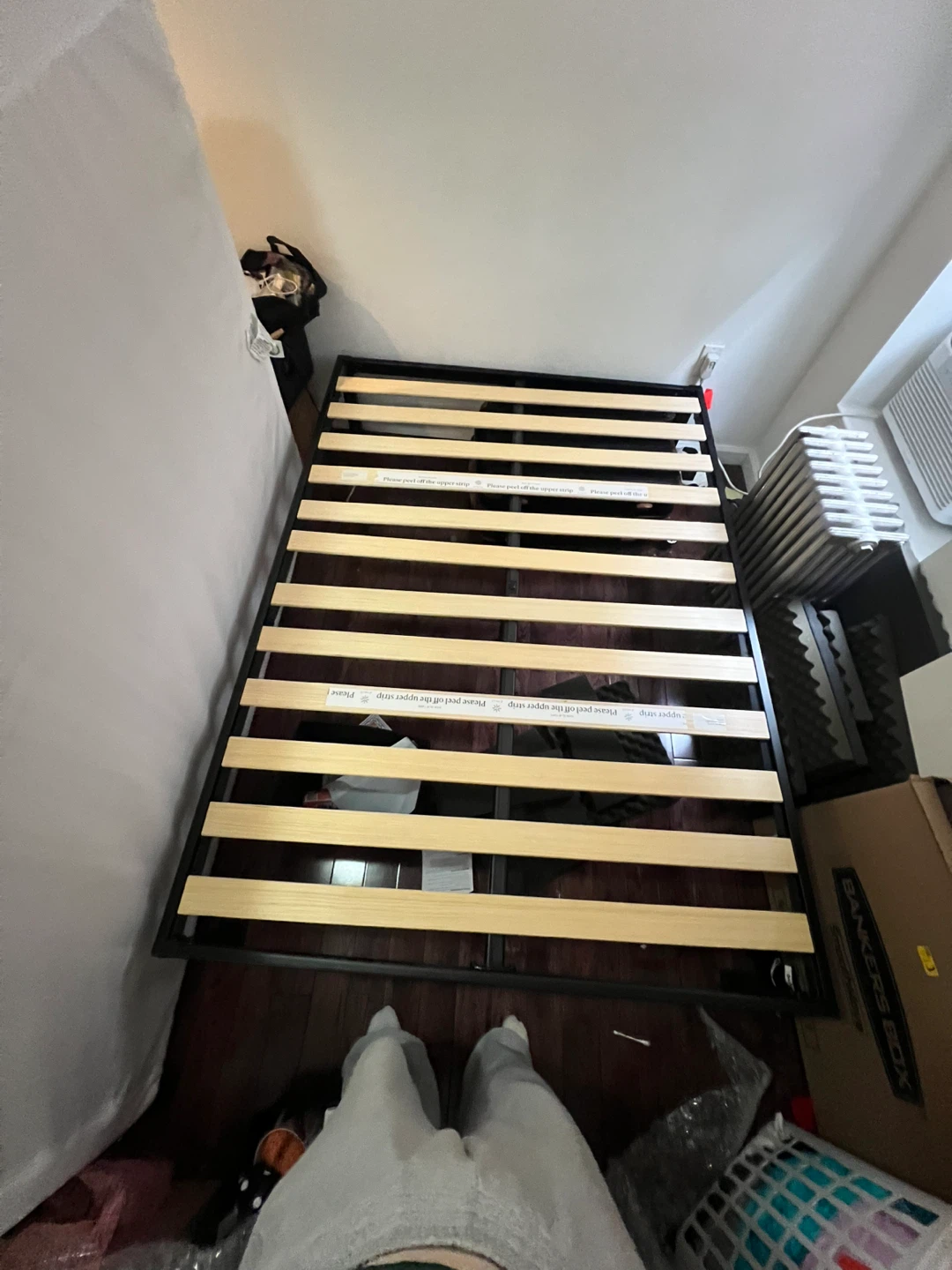 Bed Frame Platform with Wood Slats - photo 5