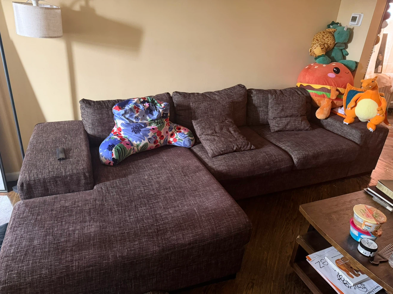 Brown Sectional Sofa