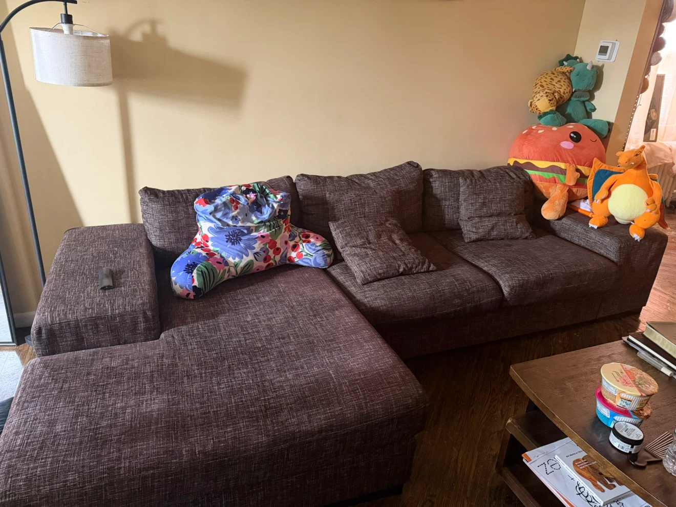 Brown Sectional Sofa - photo 4