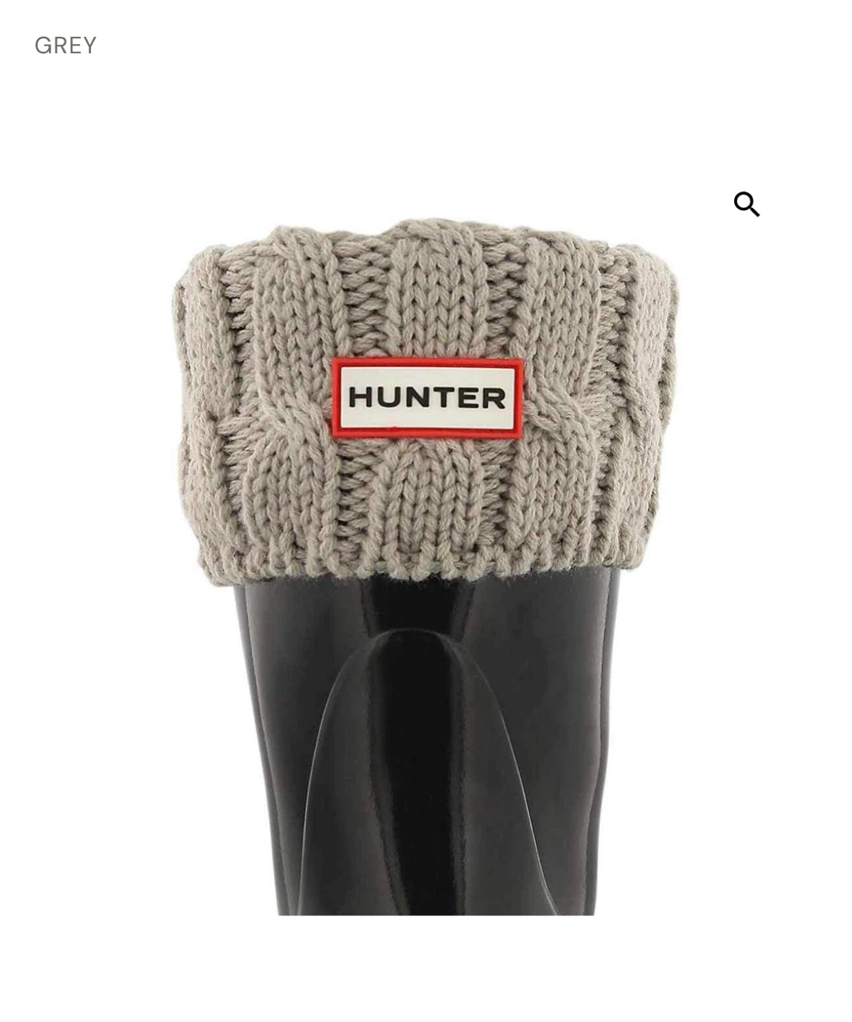 Hunter Grey Knit Socks