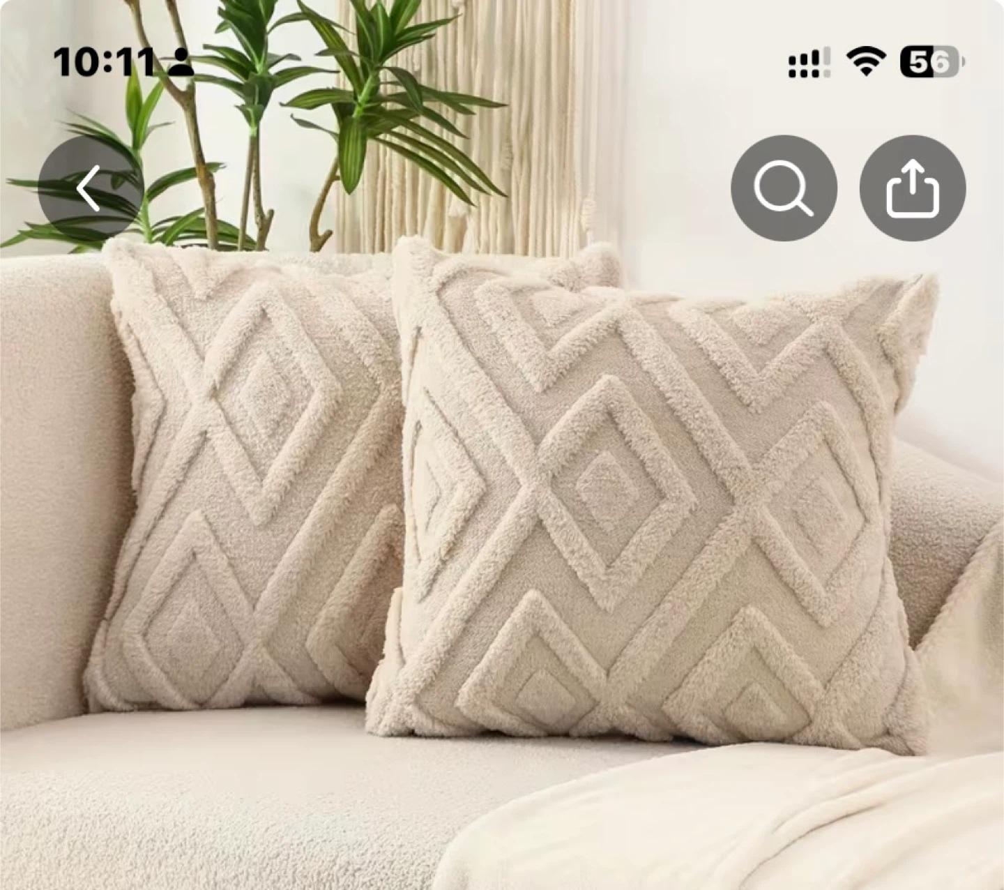 Decorative Throw Pillow Covers (Set of 2)