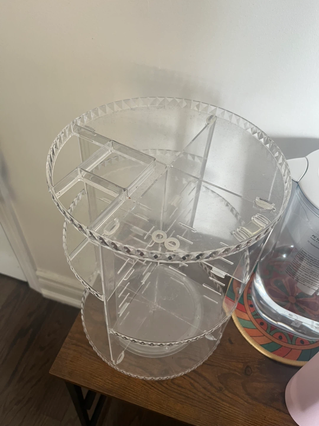 Clear Rotating Makeup Organizer