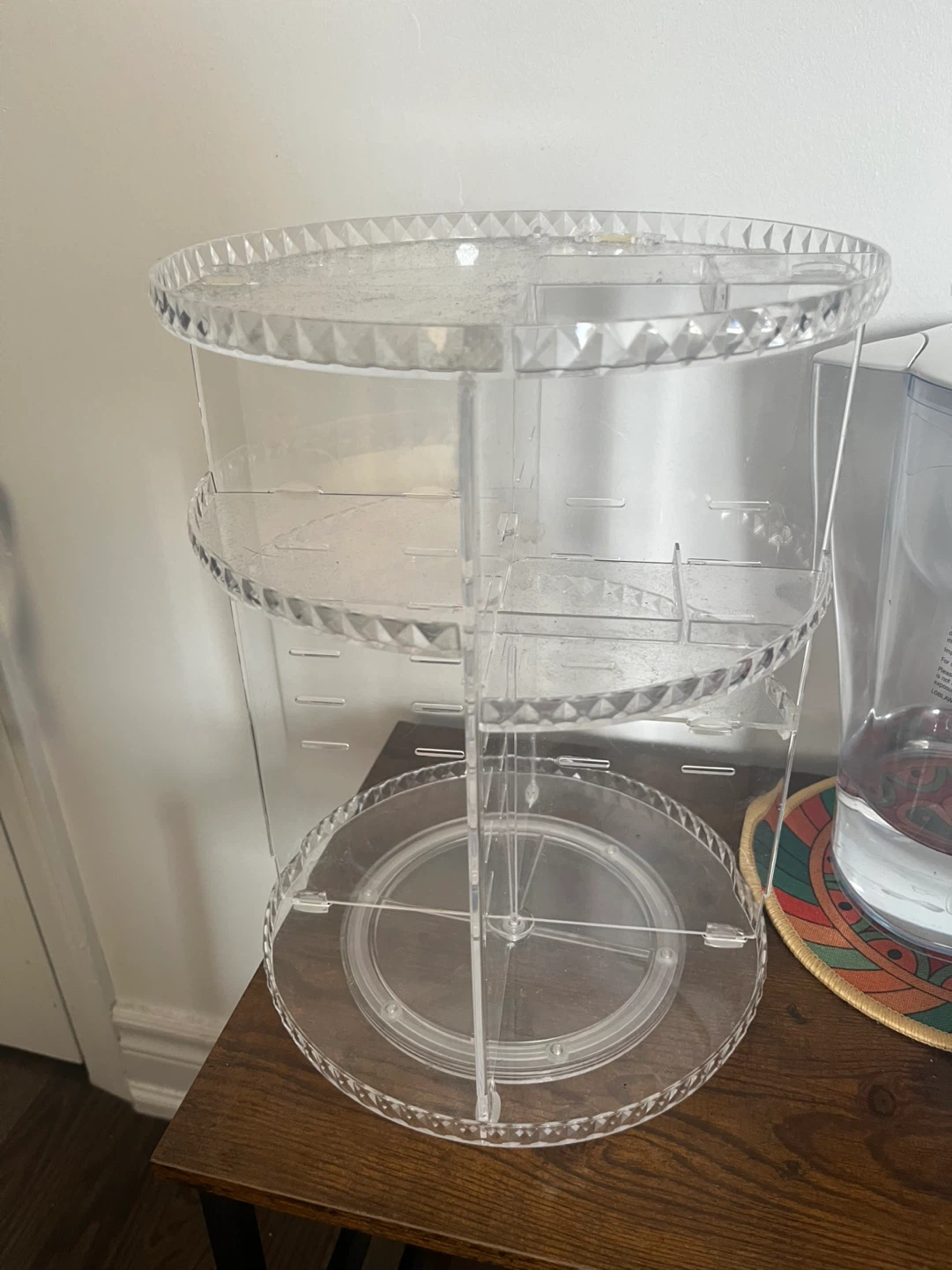 Clear Rotating Makeup Organizer - photo 2
