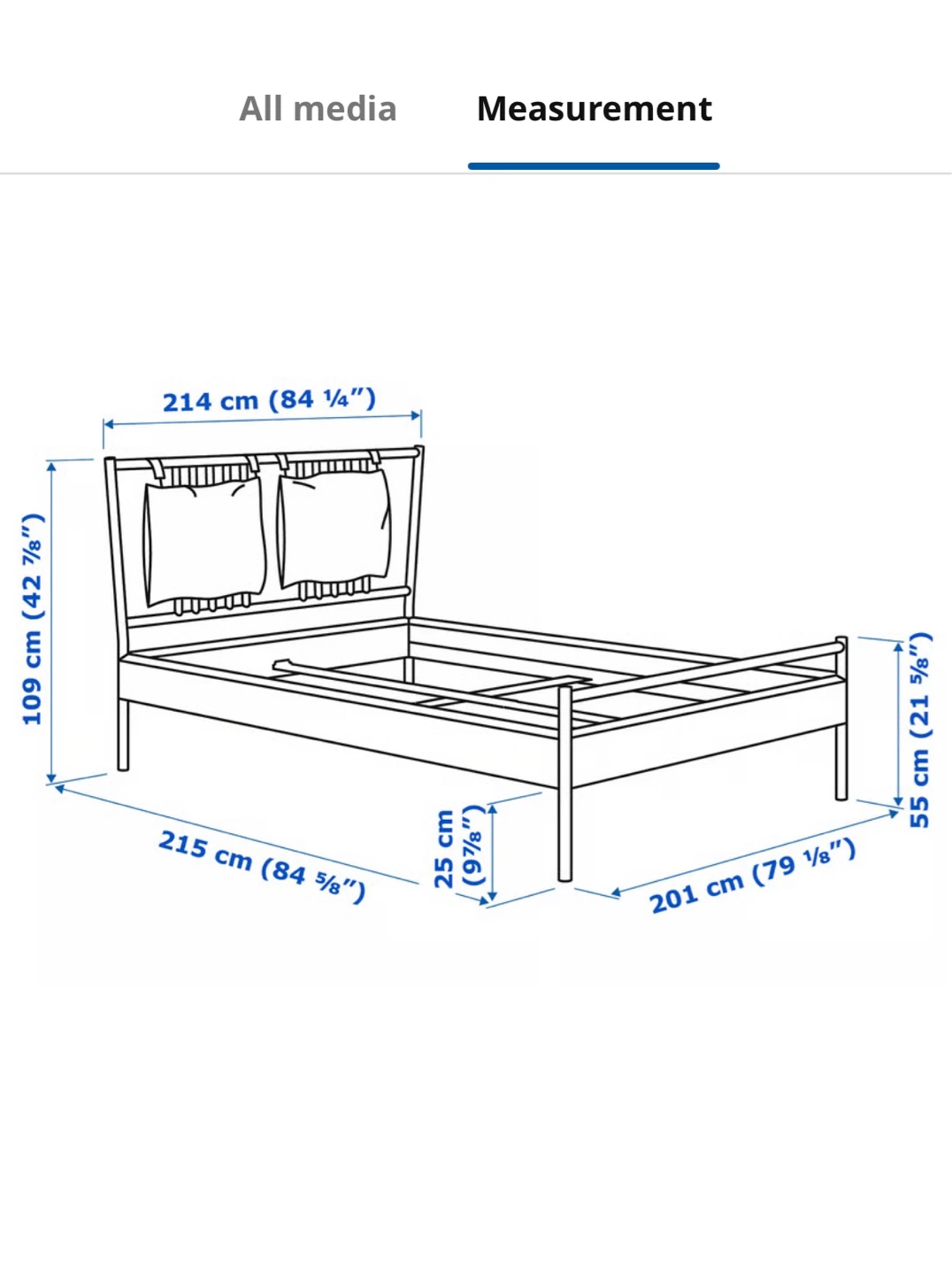 IKEA BJÖRKSNÄS King Bed Frame - photo 3