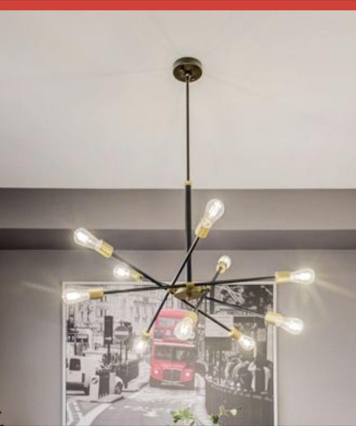 Sputnik Chandelier with 8 Lights