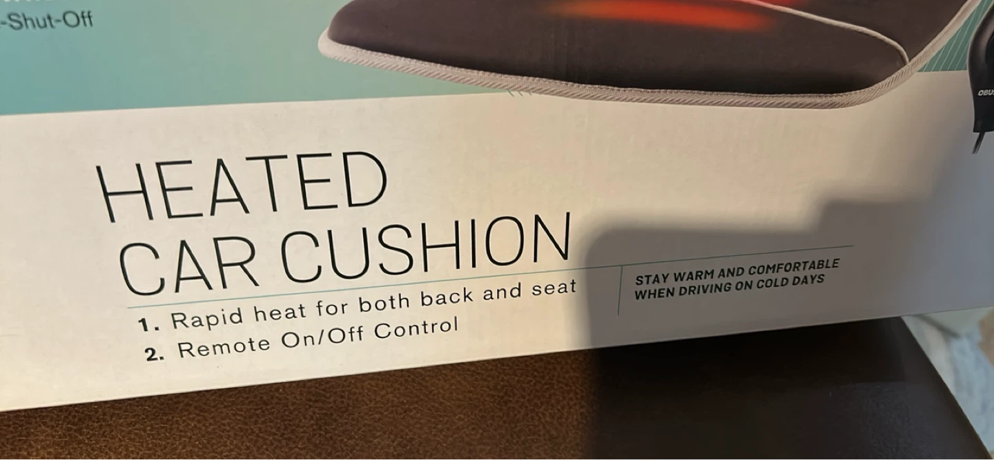 OBUSFORME Heated Car Cushion - photo 2