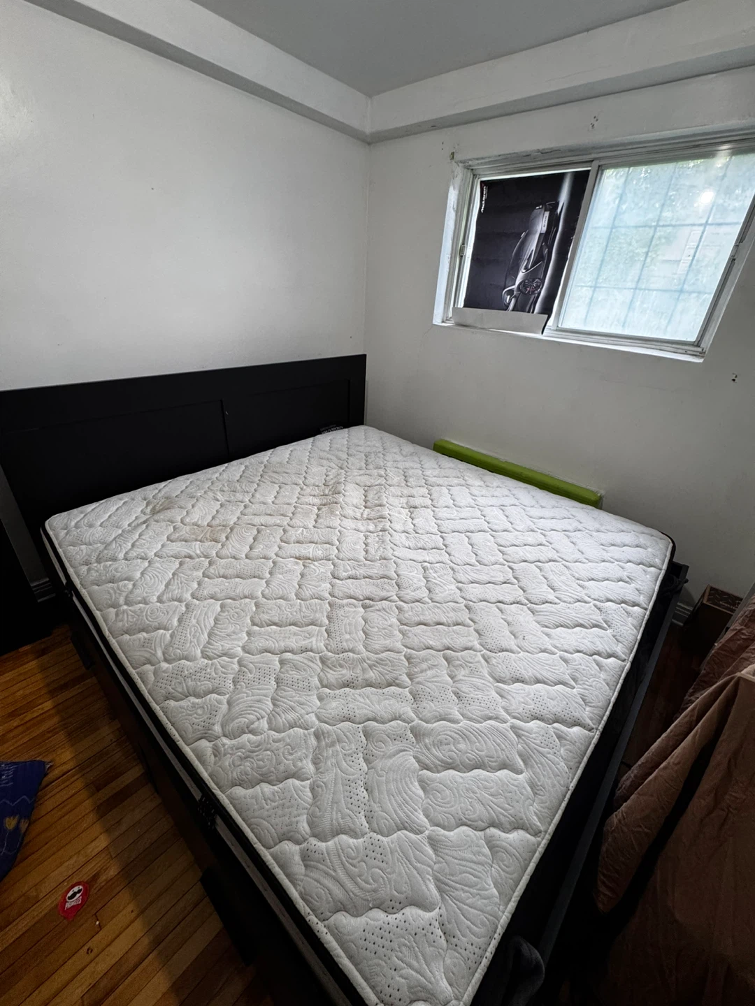 Black Queen Bed Frame with Storage Drawers