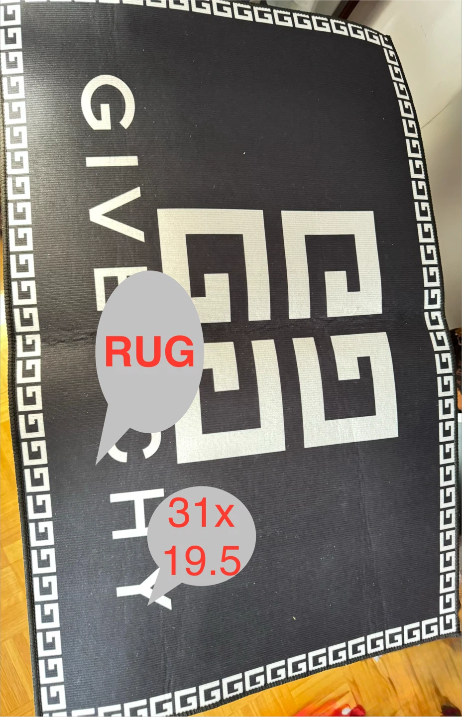 Rug 31" x 19.5"