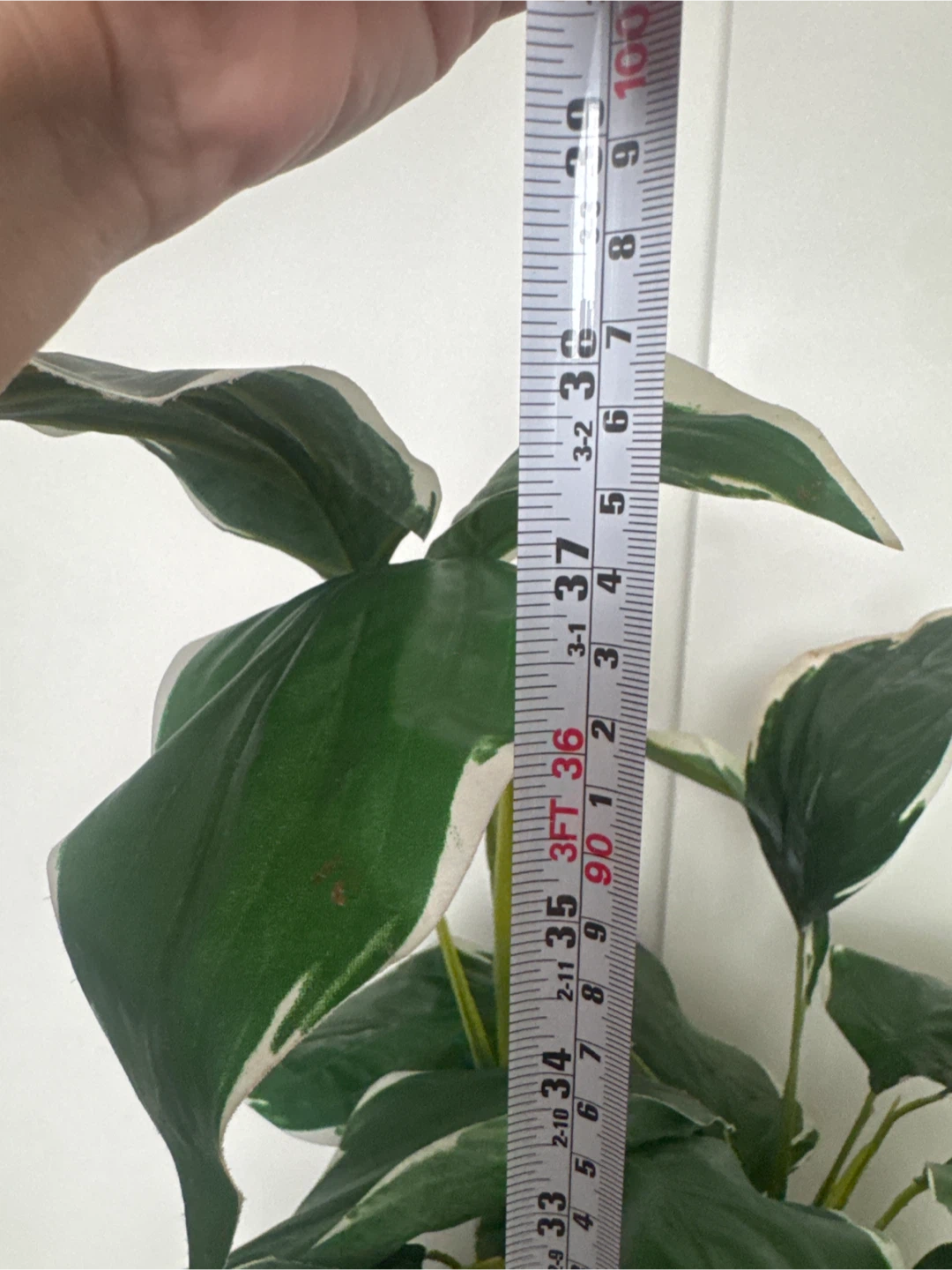 Large Artificial Plant in Wicker Basket - photo 4