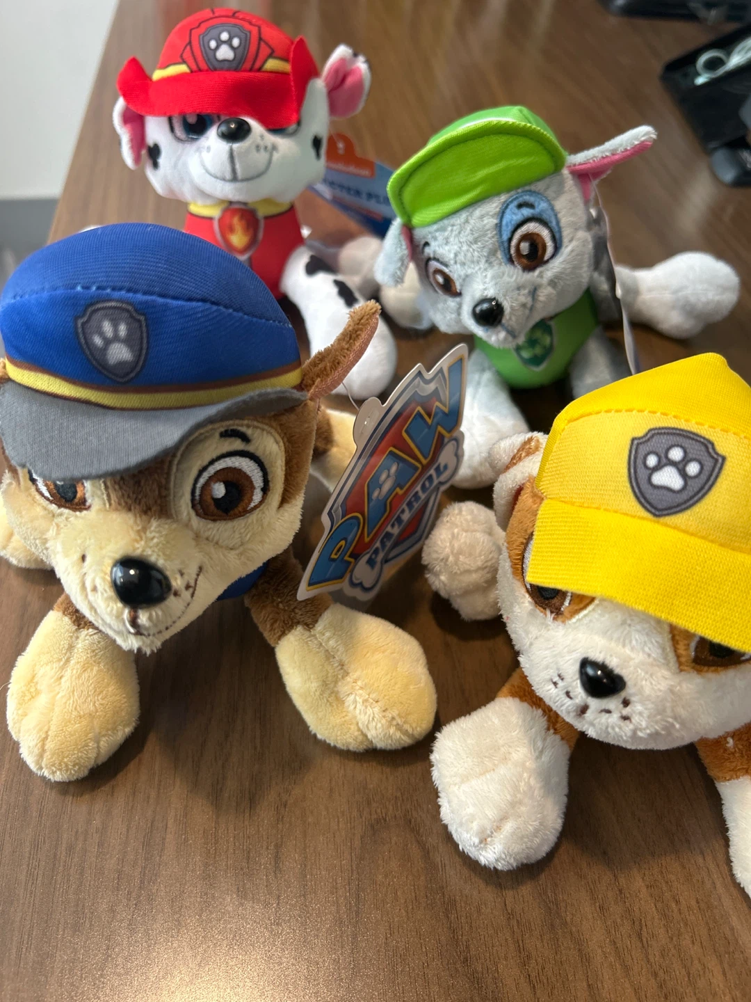 Set of 4 Paw Patrol Plush Toys