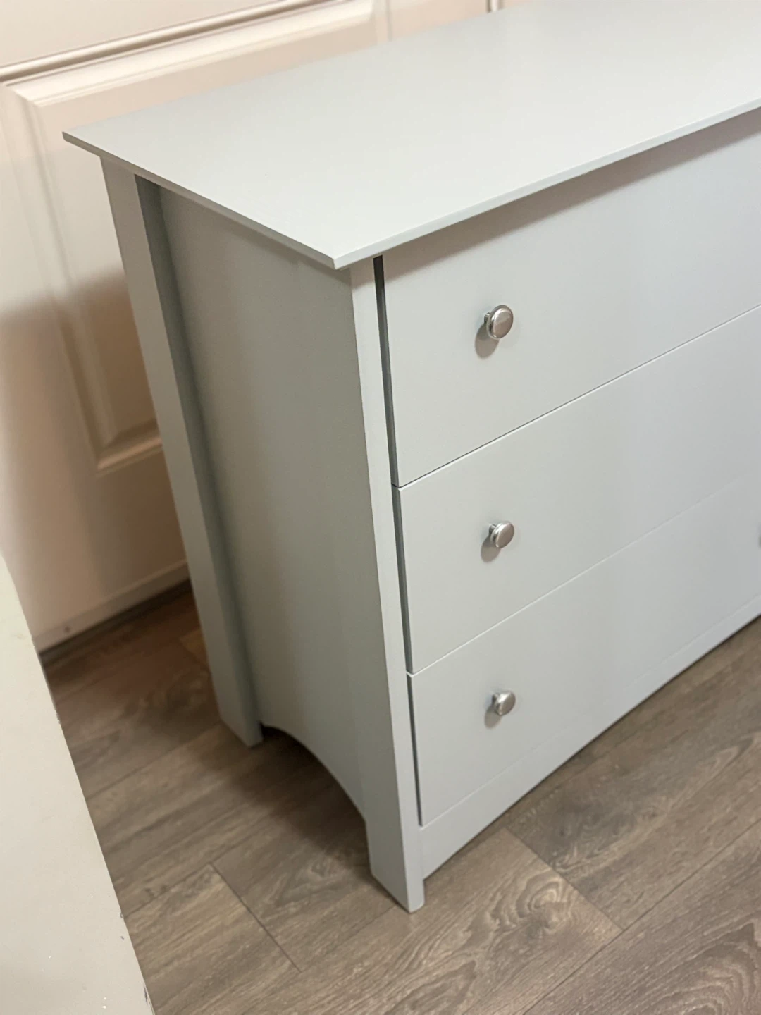 Light Grey 6-Drawer Dresser - photo 4
