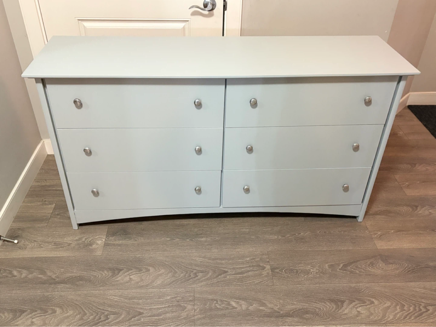 Light Grey 6-Drawer Dresser - photo 2