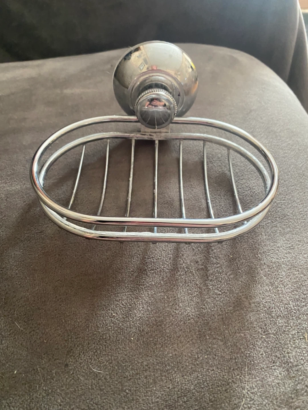 Chrome Metal Soap Dish