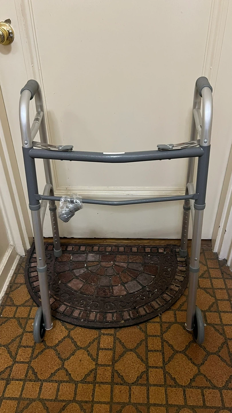 Height Adjustable 2-Wheeled Folding Mobility Aid