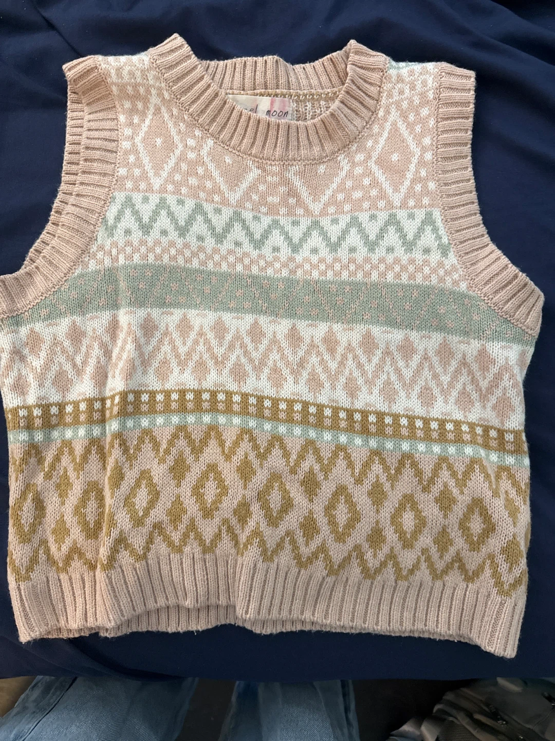 Hazel Moon Sweater Vest - Size S