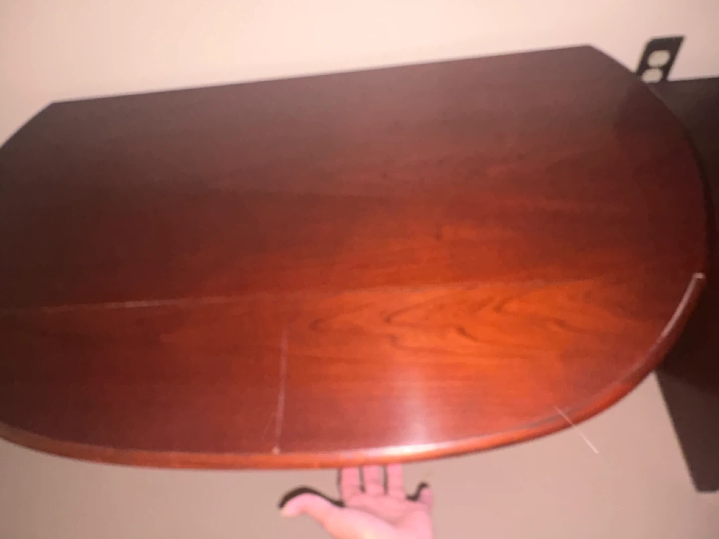 Cherry Wood Drop Leaf Table Top