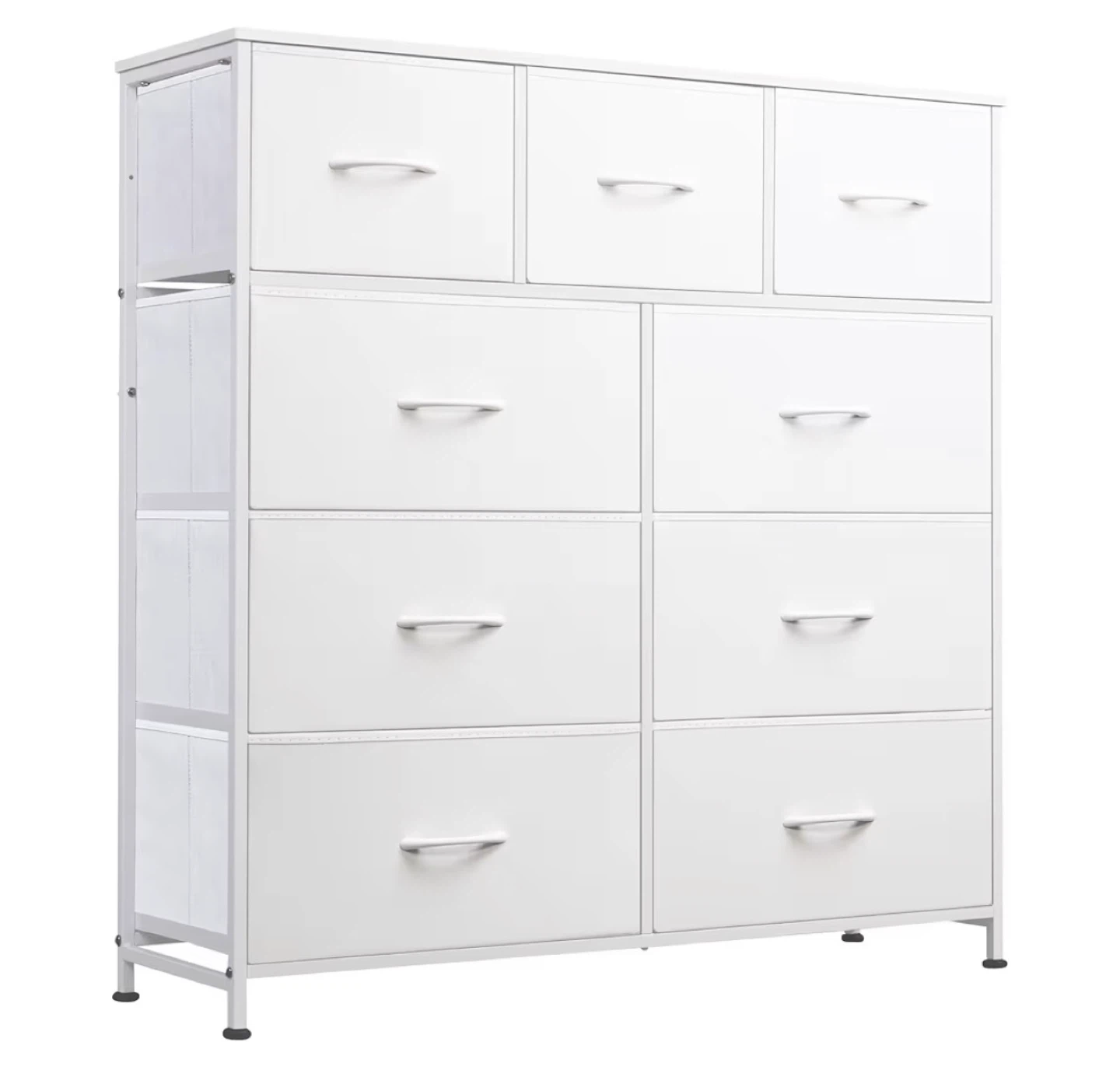 White 9-Drawer Dresser Storage Unit