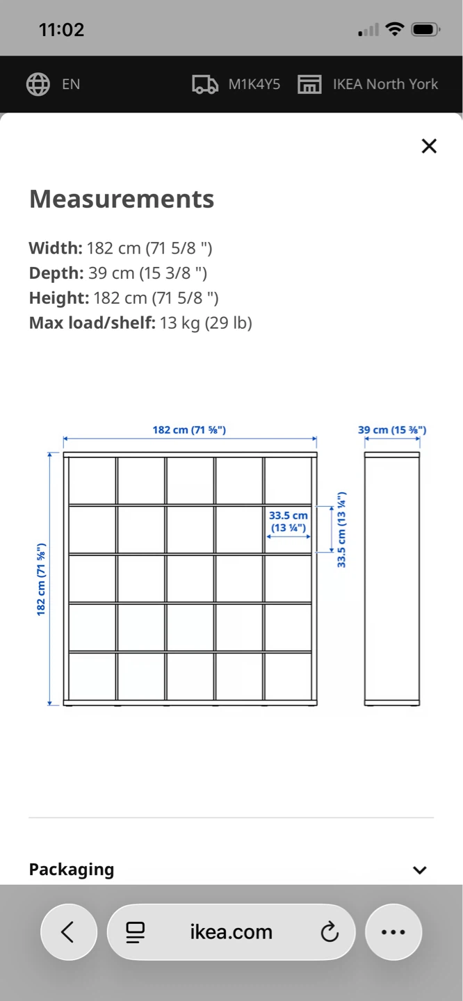 ikea KALLAX shelf unit, delivery - photo 2