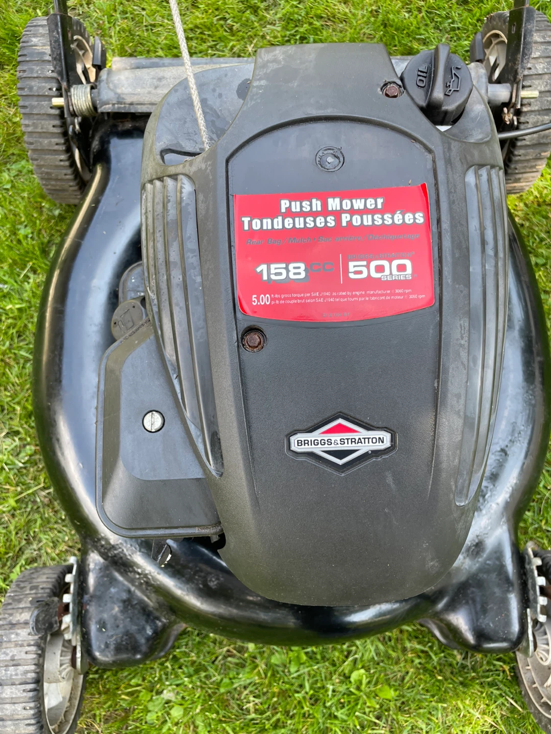 Gas push lawnmower - photo 2