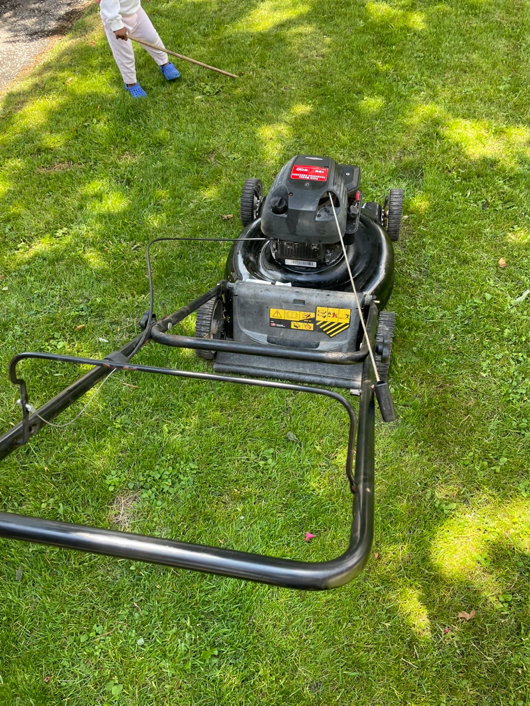Gas push lawnmower - photo 4