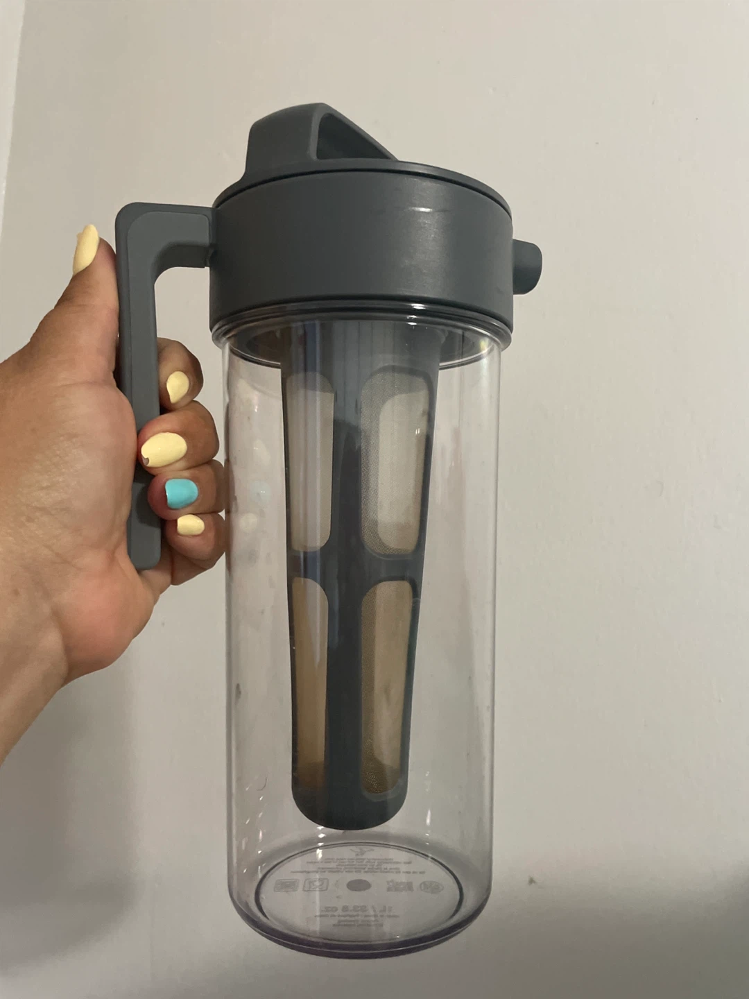 Clear Plastic Pitcher with Infuser