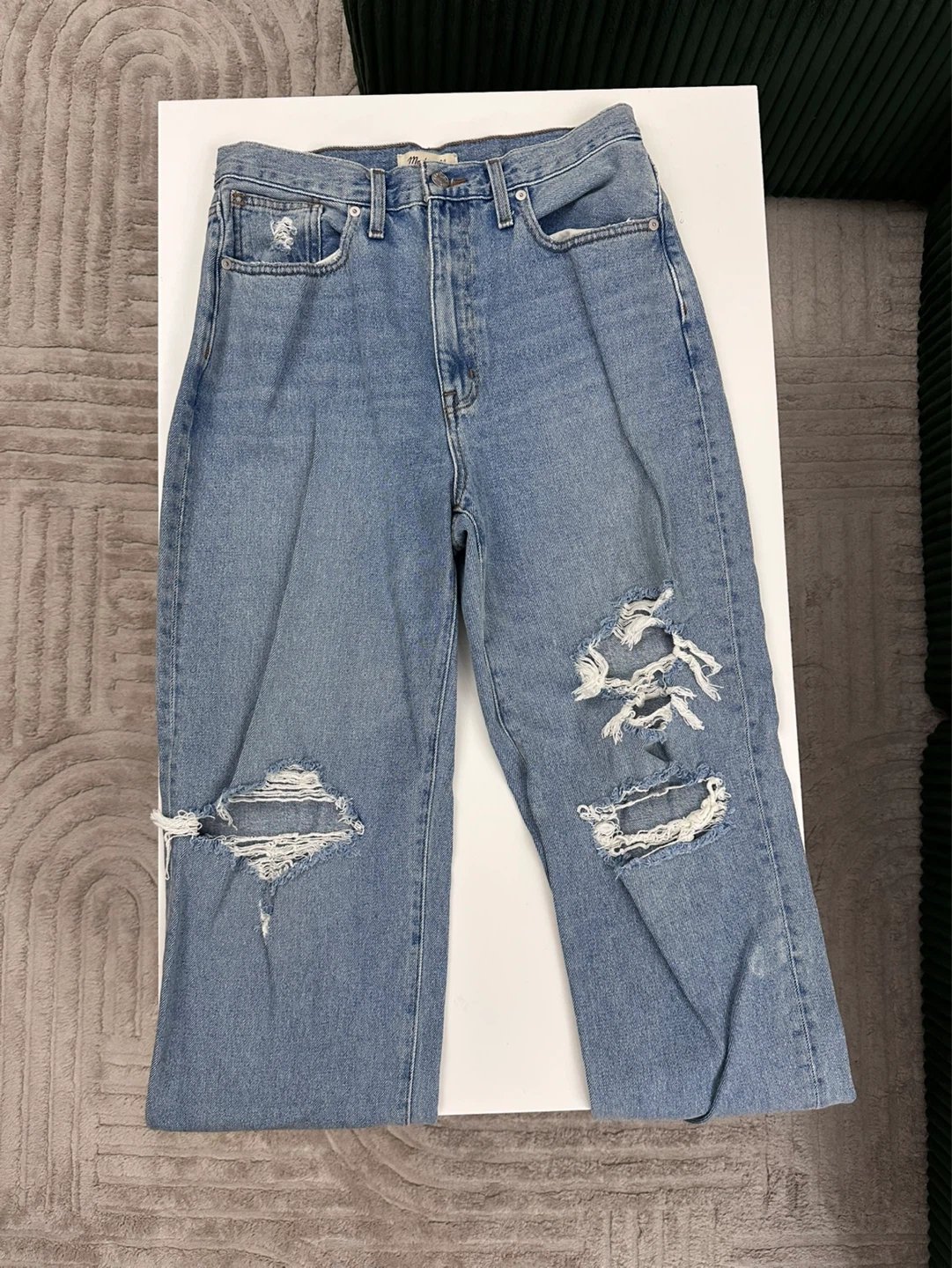 Madewell Baggy Straight Jeans