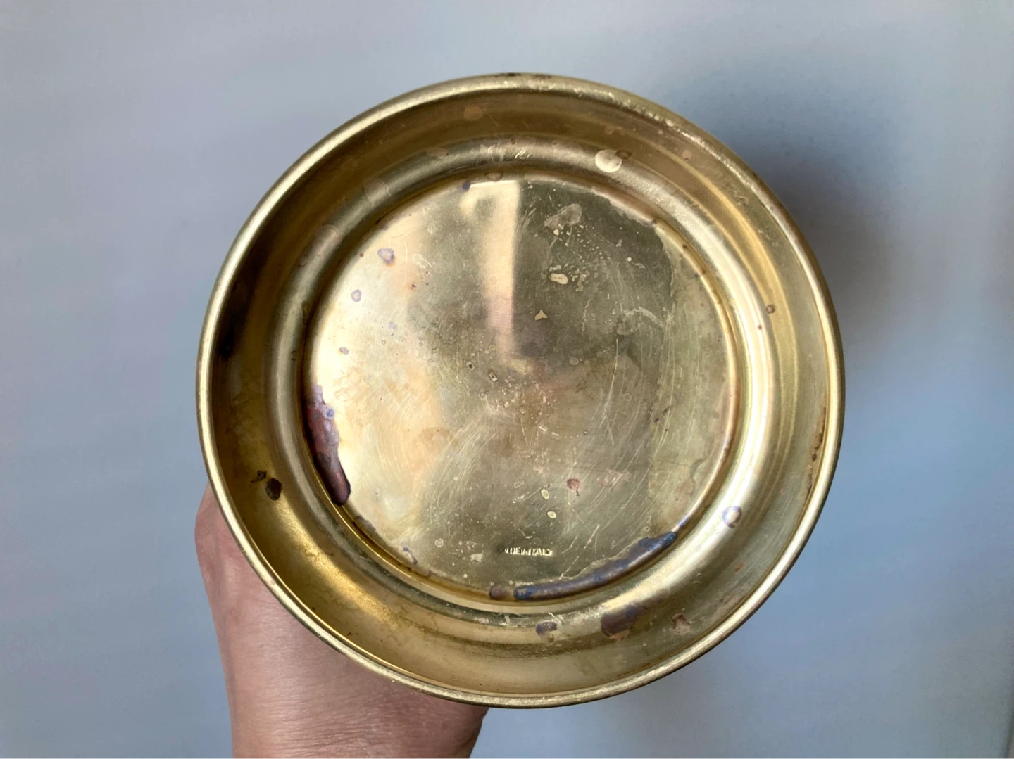 Vintage Brass Filigree Planter - photo 2