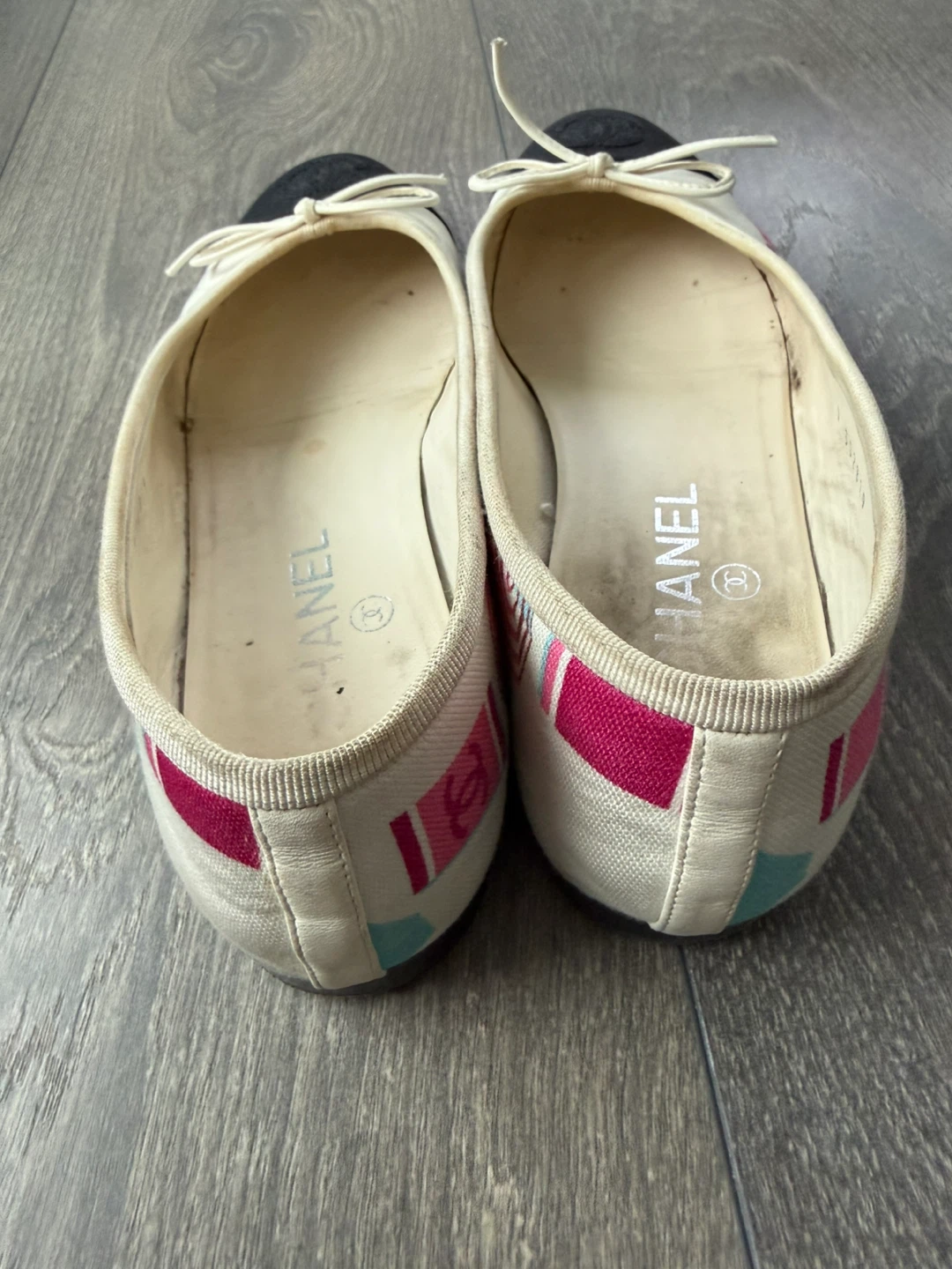 Authentic Chanel ballerina flats size 37 - photo 2