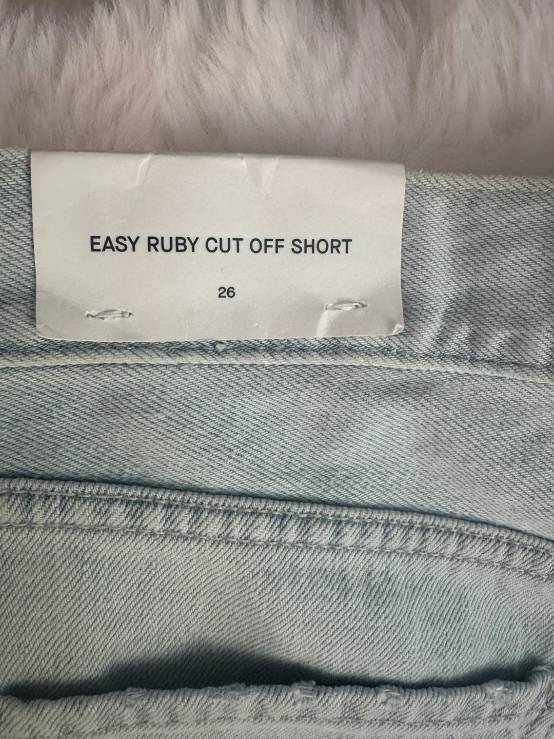 7 For All Mankind Embroidered Cut Off Denim Shorts Size 26 - photo 3