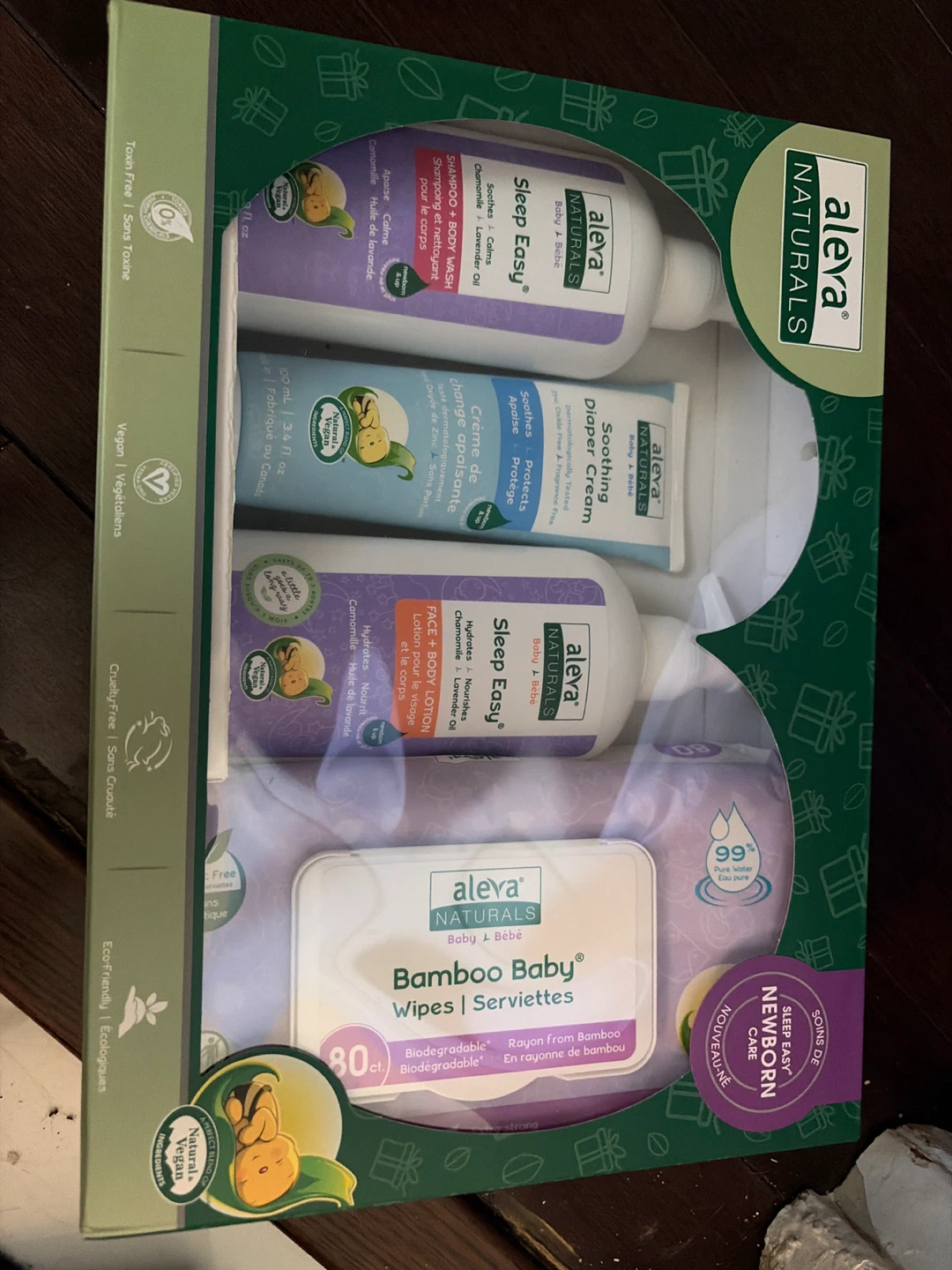 Aleva Naturals Sleep Easy Newborn Care Set