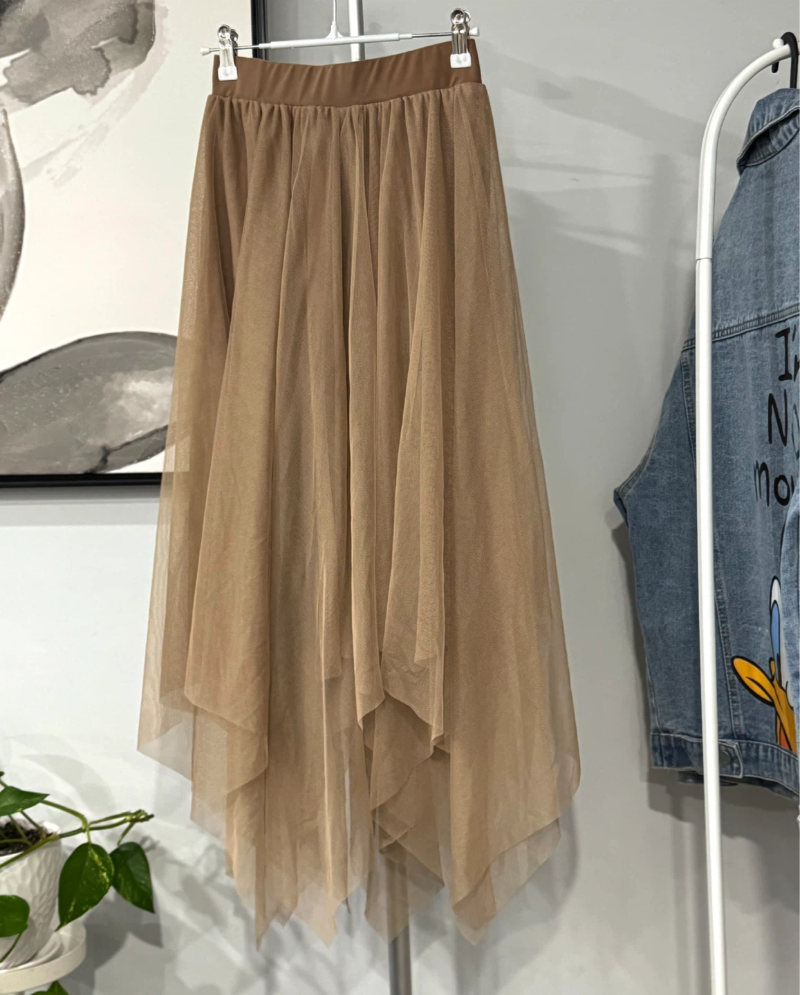 Women's Tulle Skirt - Asymmetrical Hem - photo 5
