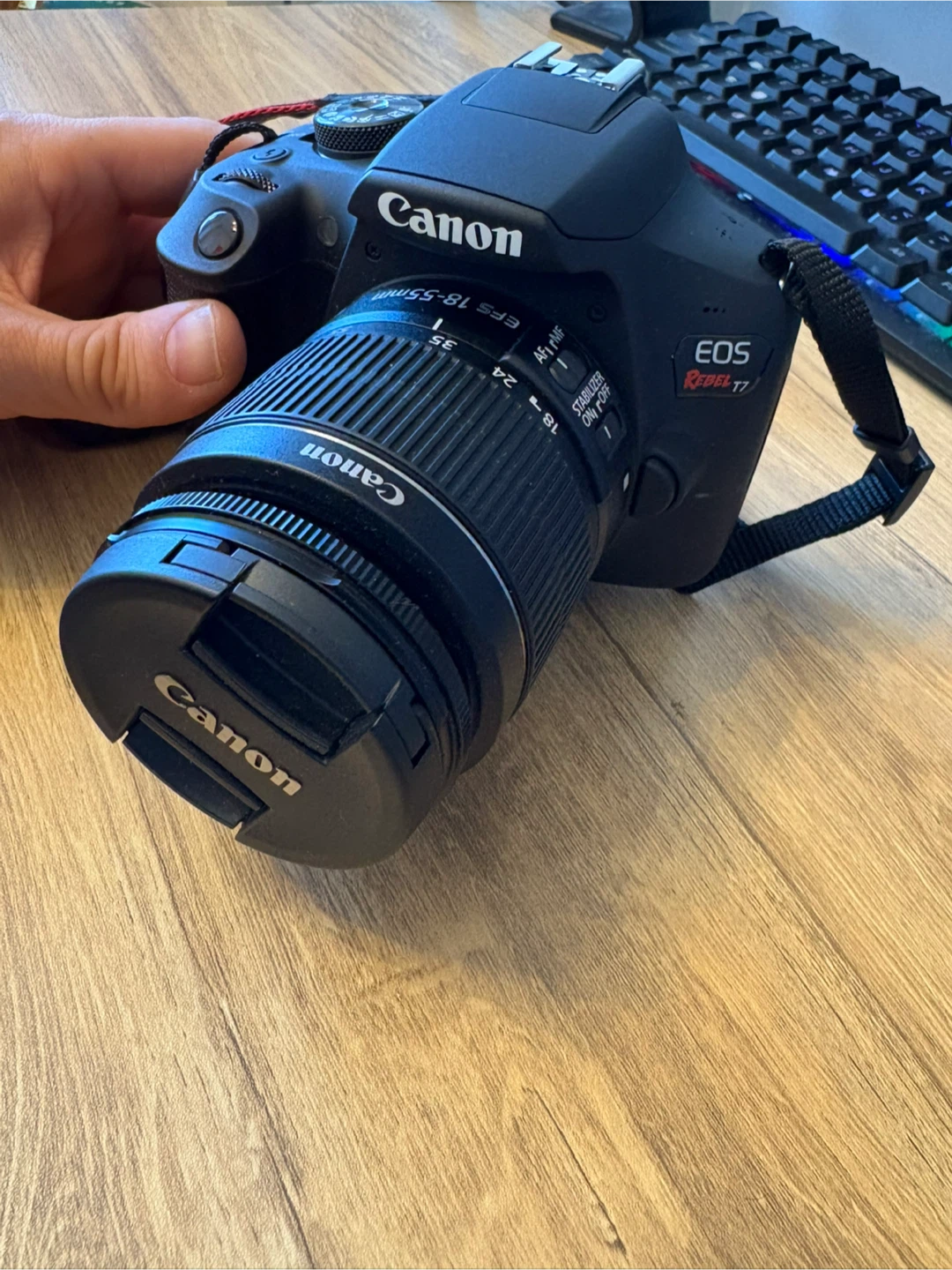 Canon EOS Rebel T7 DSLR Camera with 18-55mm Lens