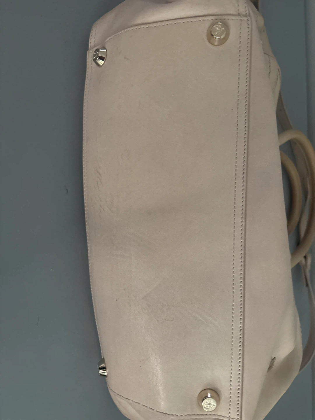 Lanvin Beige  Leather Satchel Handbag - photo 4