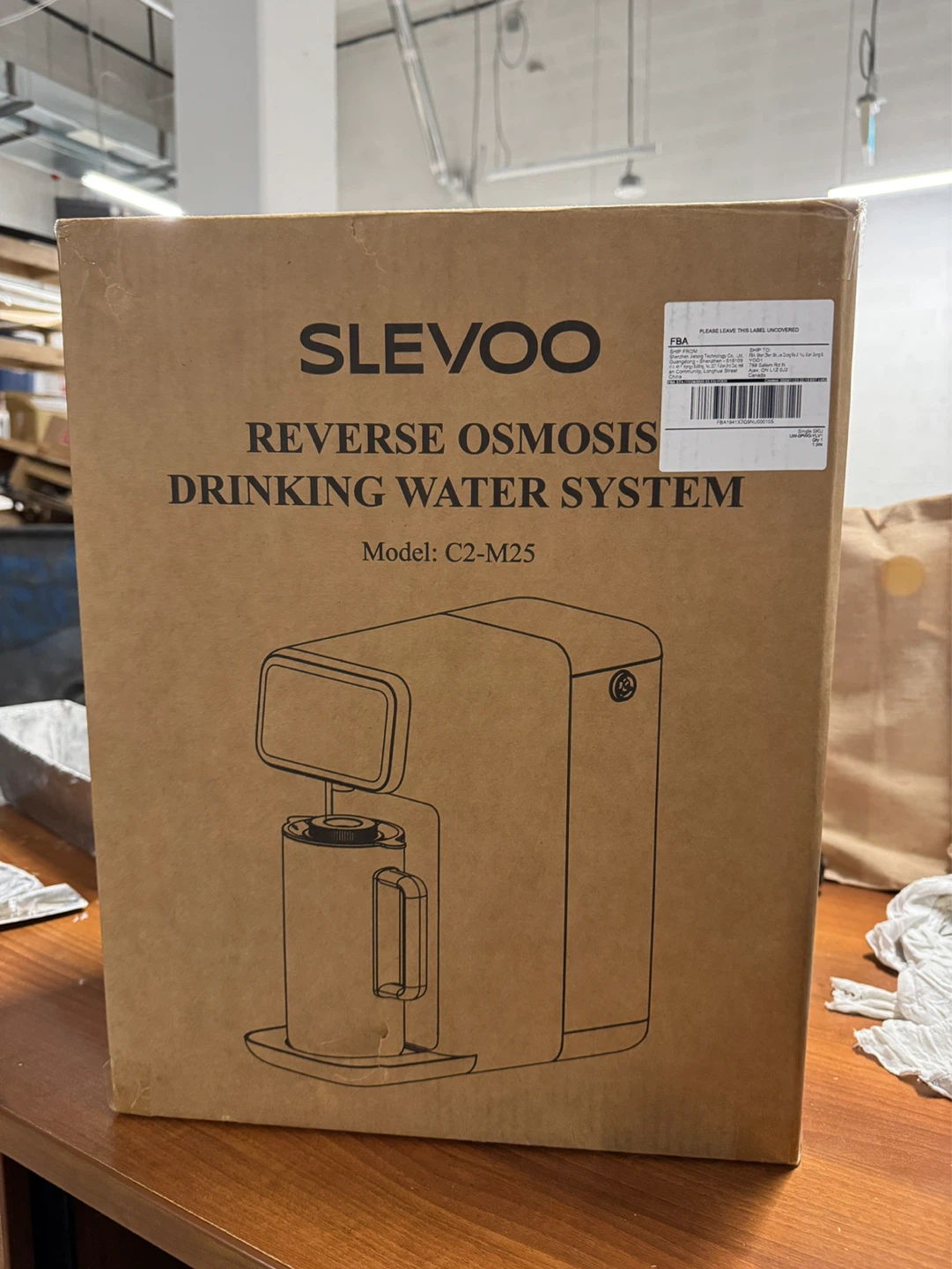 SLEVOO Reverse Osmosis Drinking Water System C2-M25