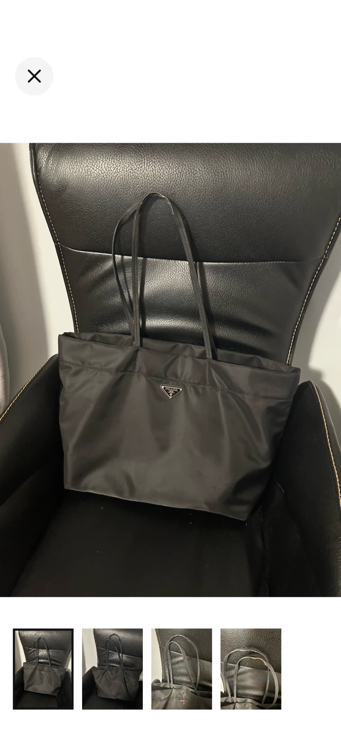 Prada Nylon Tote Bag