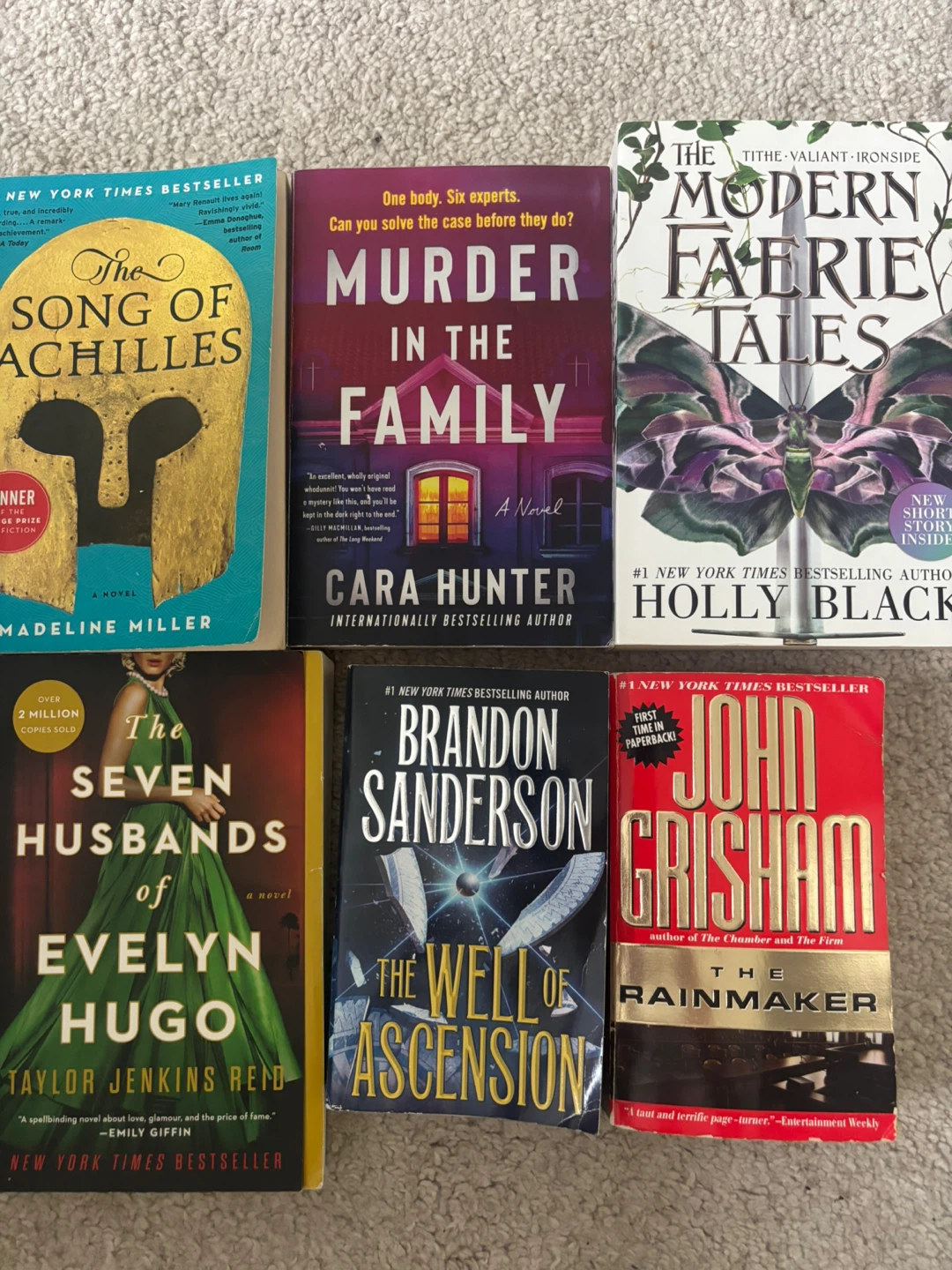 Books $5 each