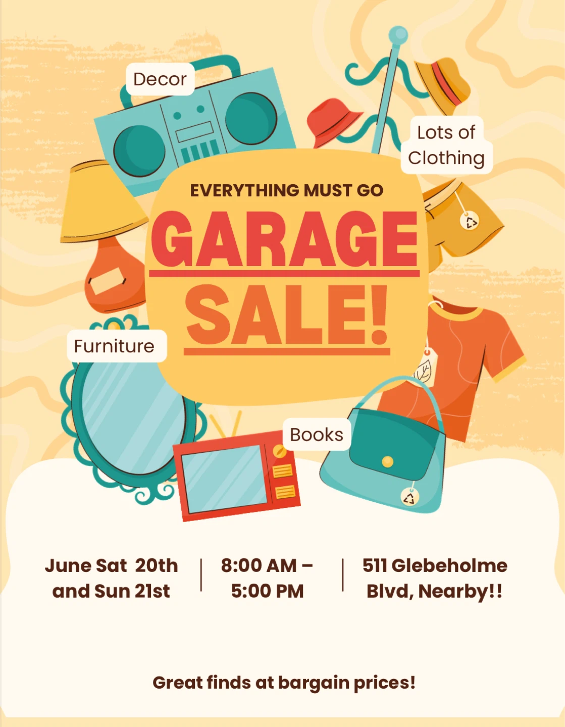 Garage Sale - Everything Must Go!
