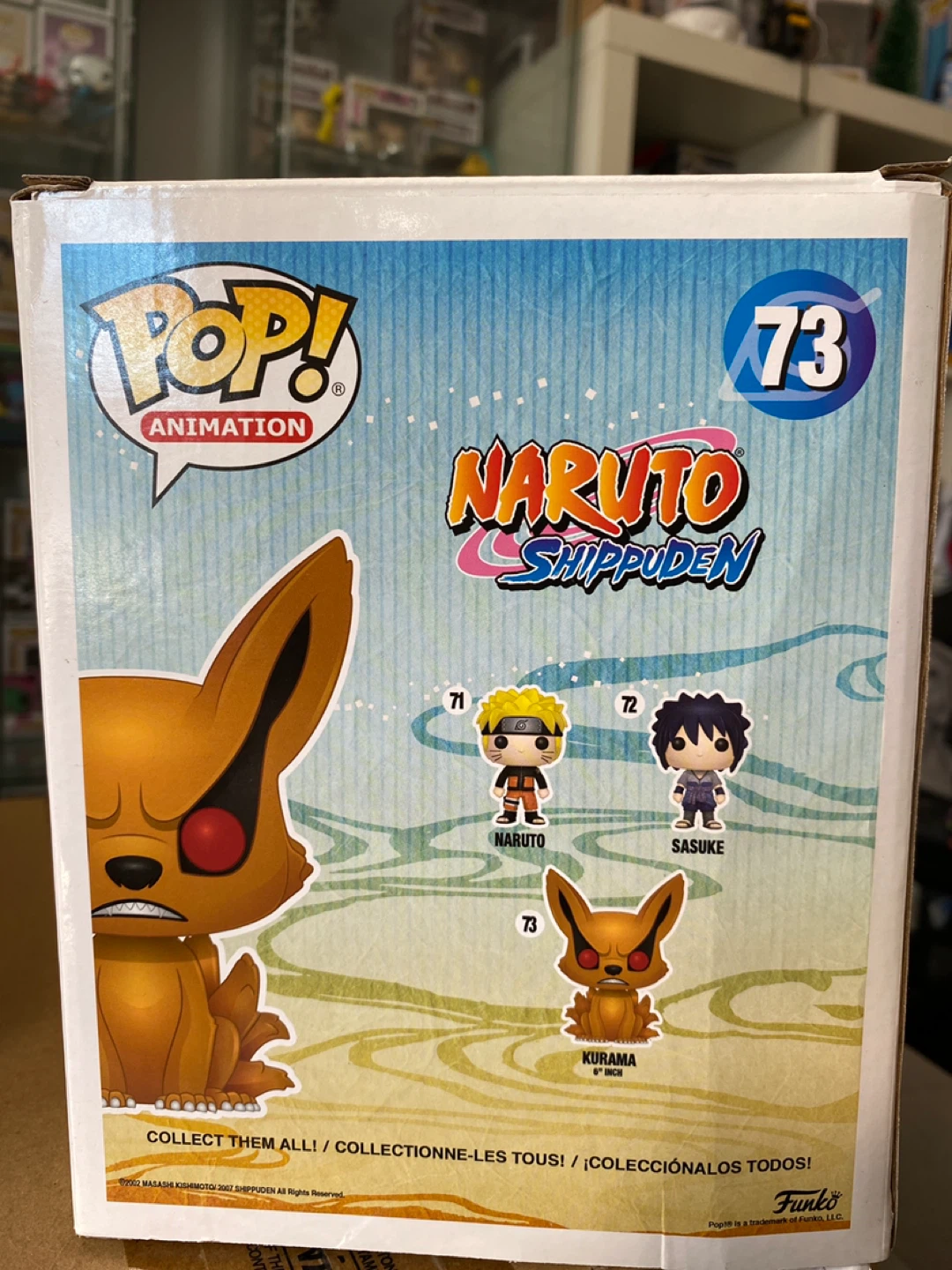 Funko Pop! Animation Naruto Shippuden Kurama #73 Vinyl Figure - photo 2