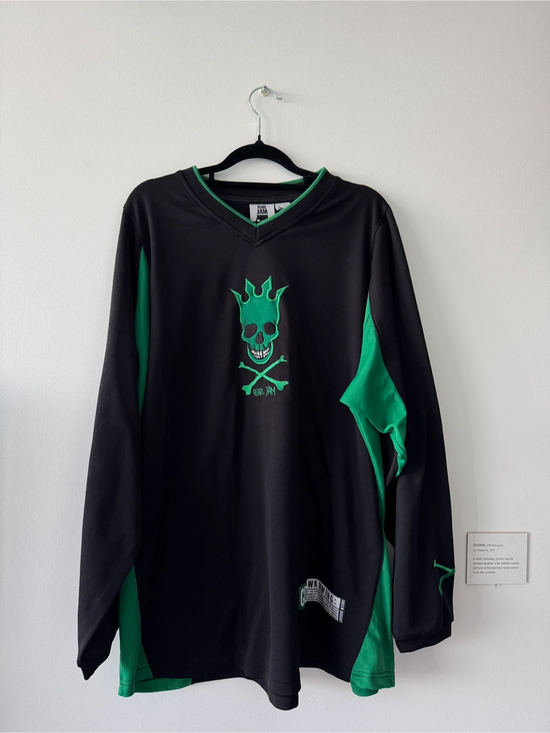 Rare Vintage Pearl Jam Green Disease 2002 Jersey