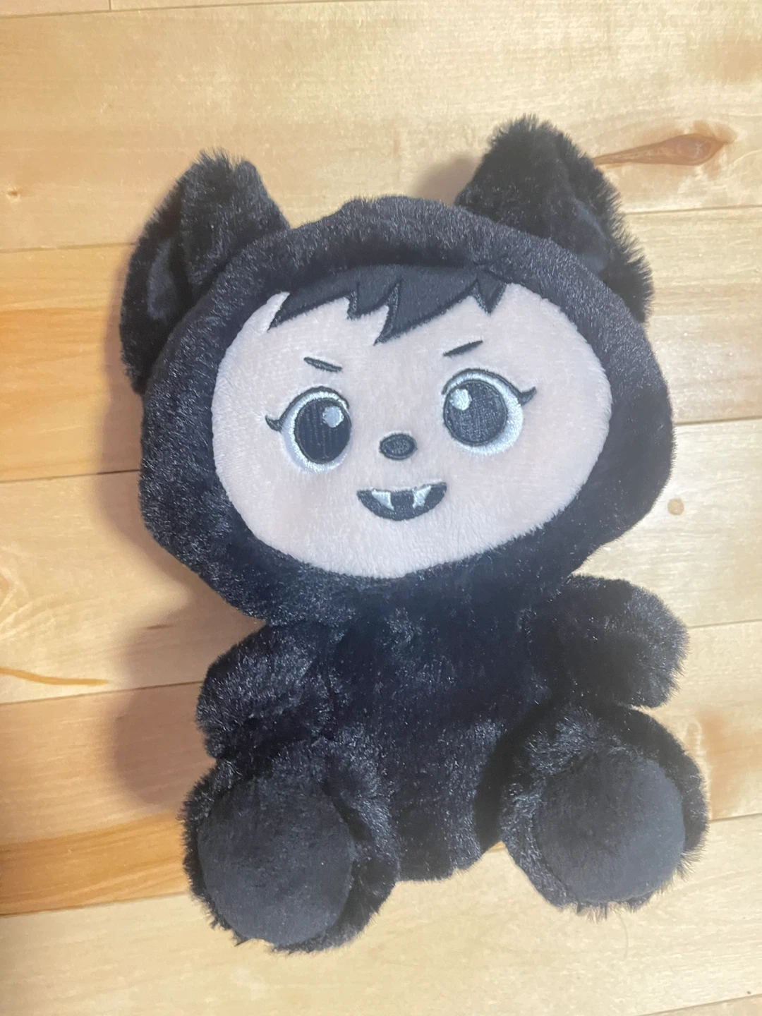 Black plush toy