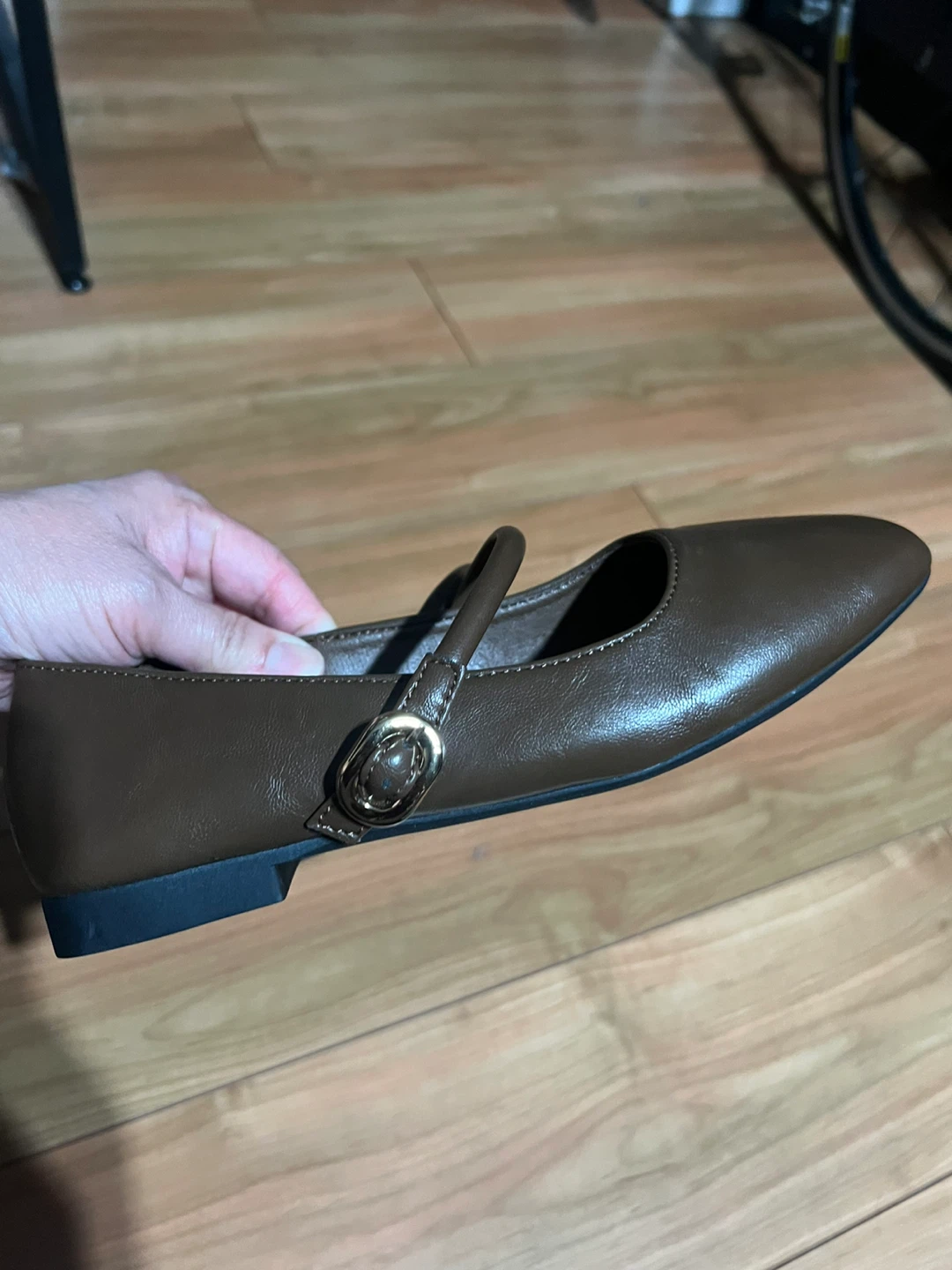 Brown Mary Jane Flats - photo 3