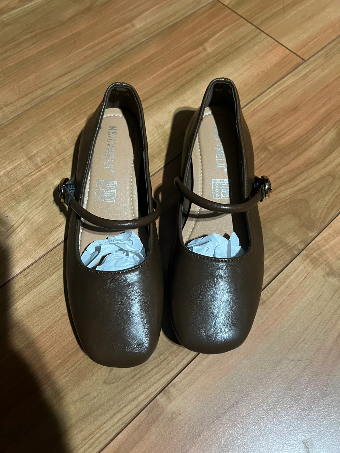 Brown Mary Jane Flats - photo 5