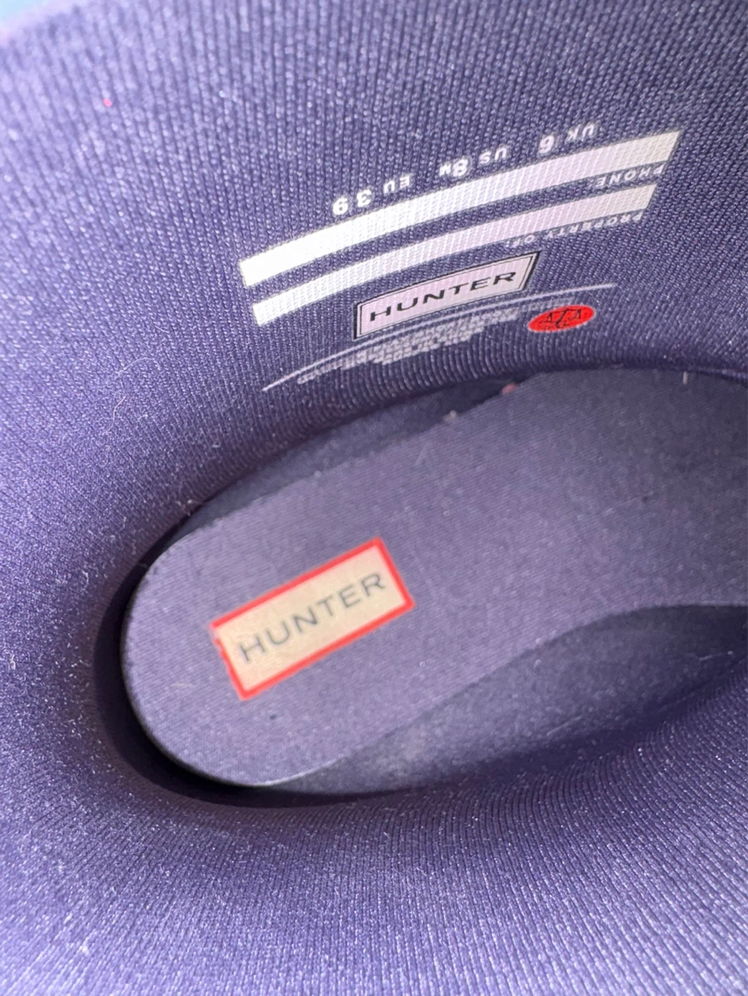 Hunter Boots - Navy - size 8 - photo 3