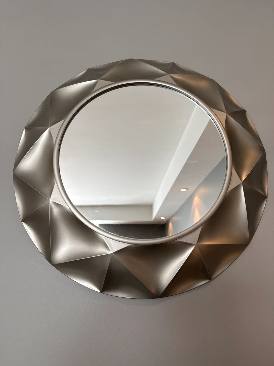 Decorative Round Wall Mirror - photo 2