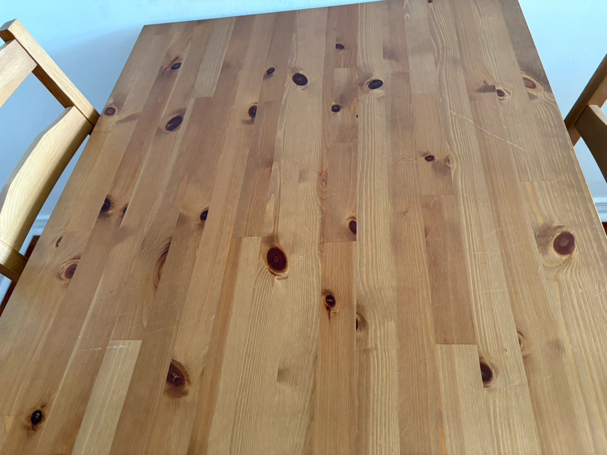 IKEA JOKKMOKK Solidwood Dining Table with 4 Chairs - photo 3