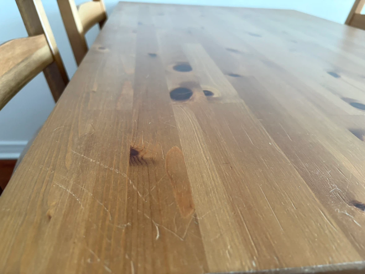 IKEA JOKKMOKK Solidwood Dining Table with 4 Chairs - photo 5