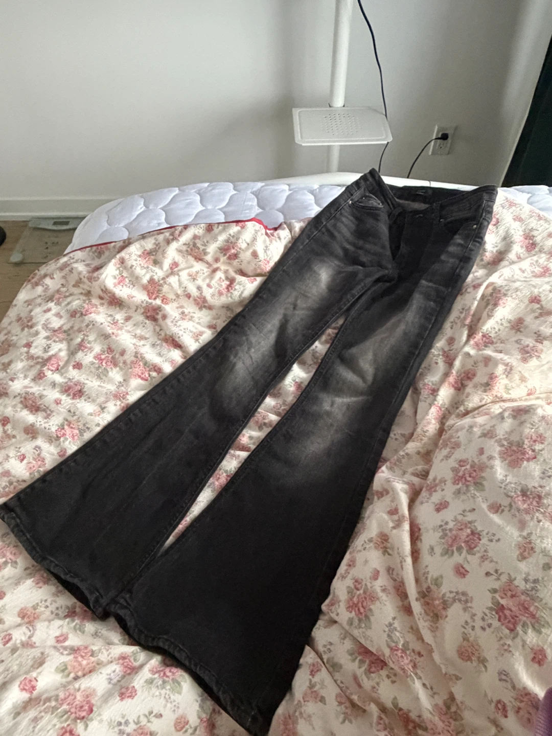 Women's Black Flare Jeans