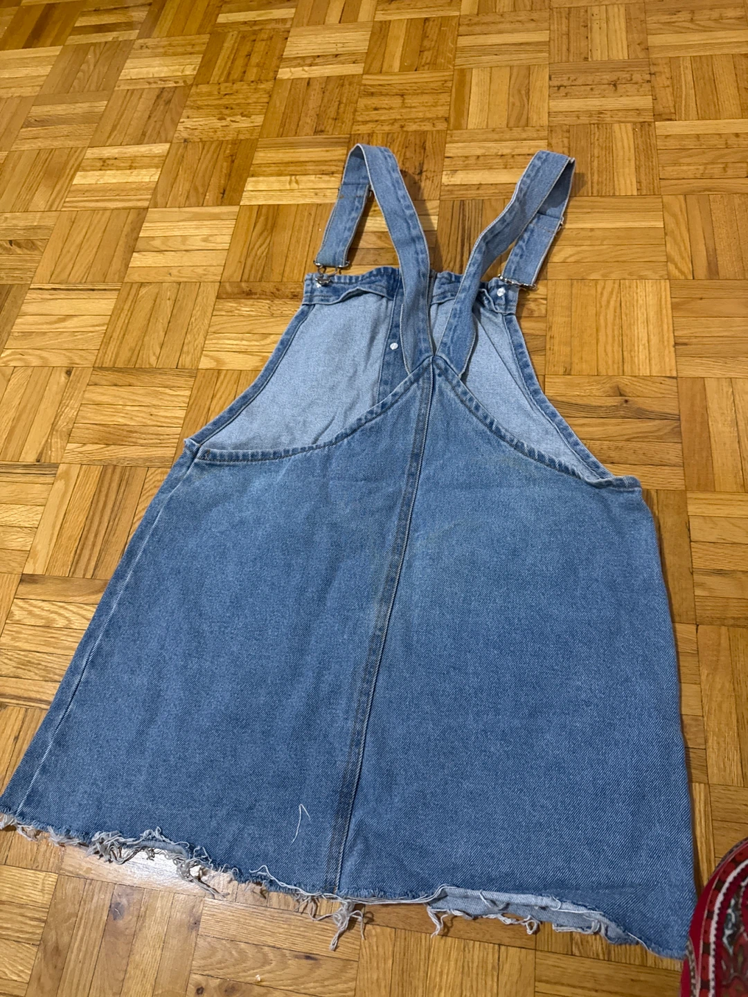 Denim Pinafore Dress - photo 2